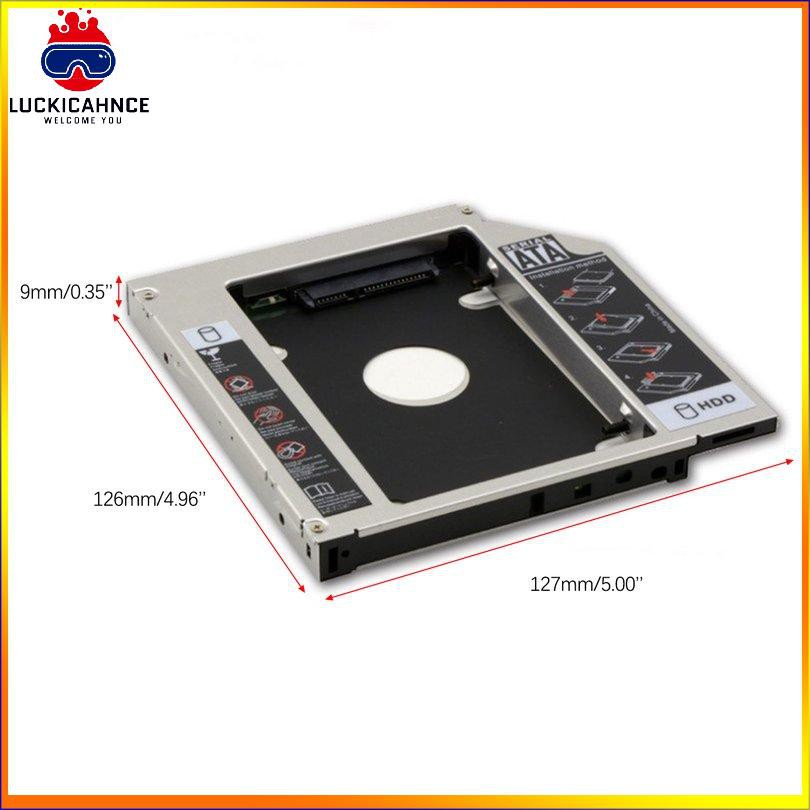 Khay Đựng Ổ Cứng Sata 2nd Hdd Hd 9.5mm Cho Laptop Cd / Dvd-Rom (J6) | BigBuy360 - bigbuy360.vn