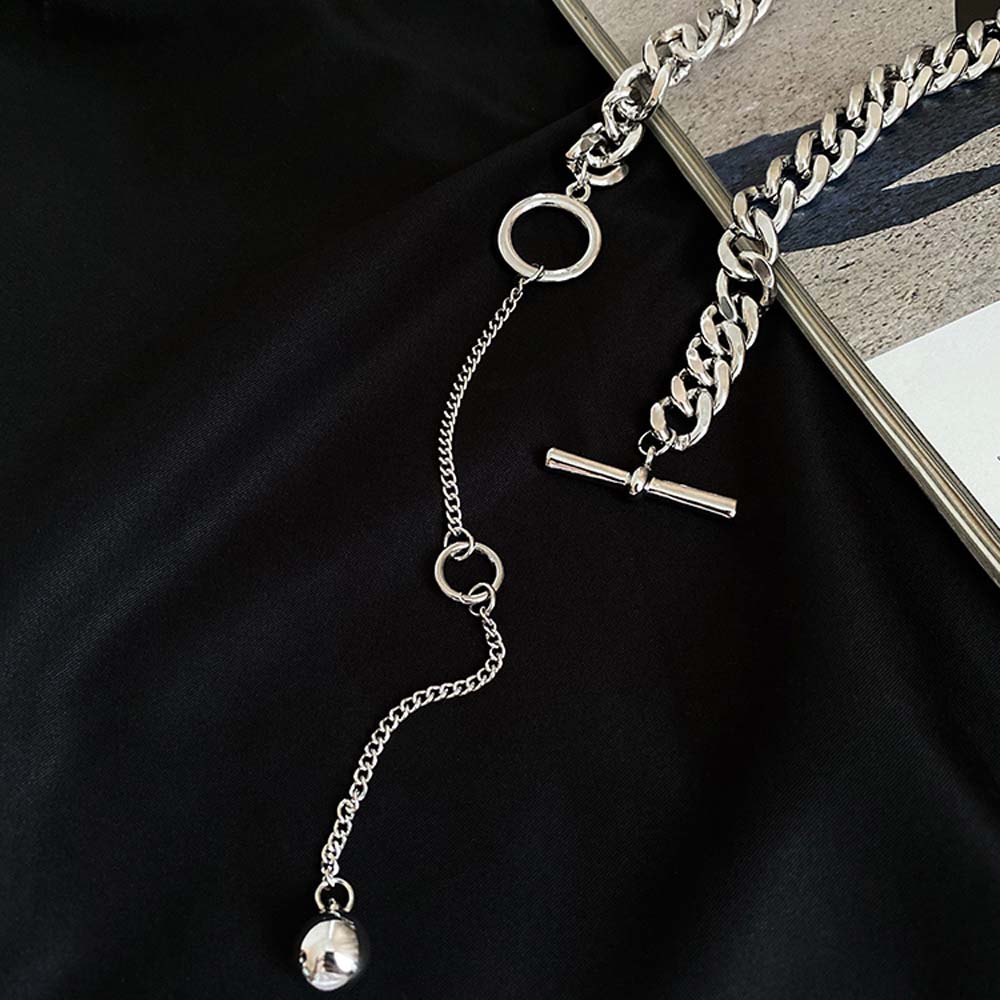 Vòng cổ hợp kim khóa OT thiết kế đơn giản cá tính cho nữ