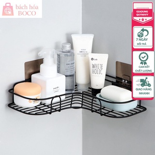 Kệ nhà tắm góc tường kim loại phủ sơn chắc chắn, chịu lực tốt nhất