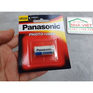 Pin máy ảnh Panasonic CR123A CR123 3V vỉ 1 viên