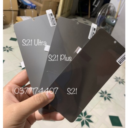 Miếng dán dẻo chống nhìn trộm cho Samsung S21, S21+ Note 20 Ultra/ Note 8/ Note 9/ Note 10/ Note 10 Plus/ S20/ S20+/ S10