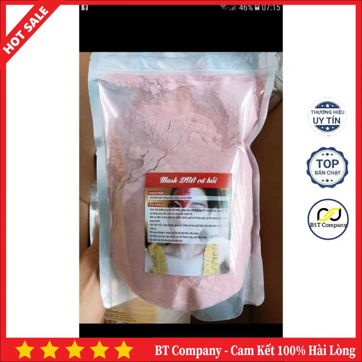 Mặt Nạ DNA Cá Hồi Cấp Ẩm Dưỡng Trắng Cho Da, Chống Lão Hóa Mùi Thơm Nhẹ Không Gây Kích Ứng Da