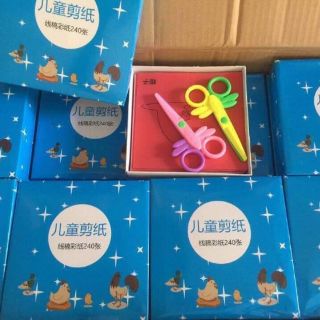 Bộ cắt giấy thủ công cho bé