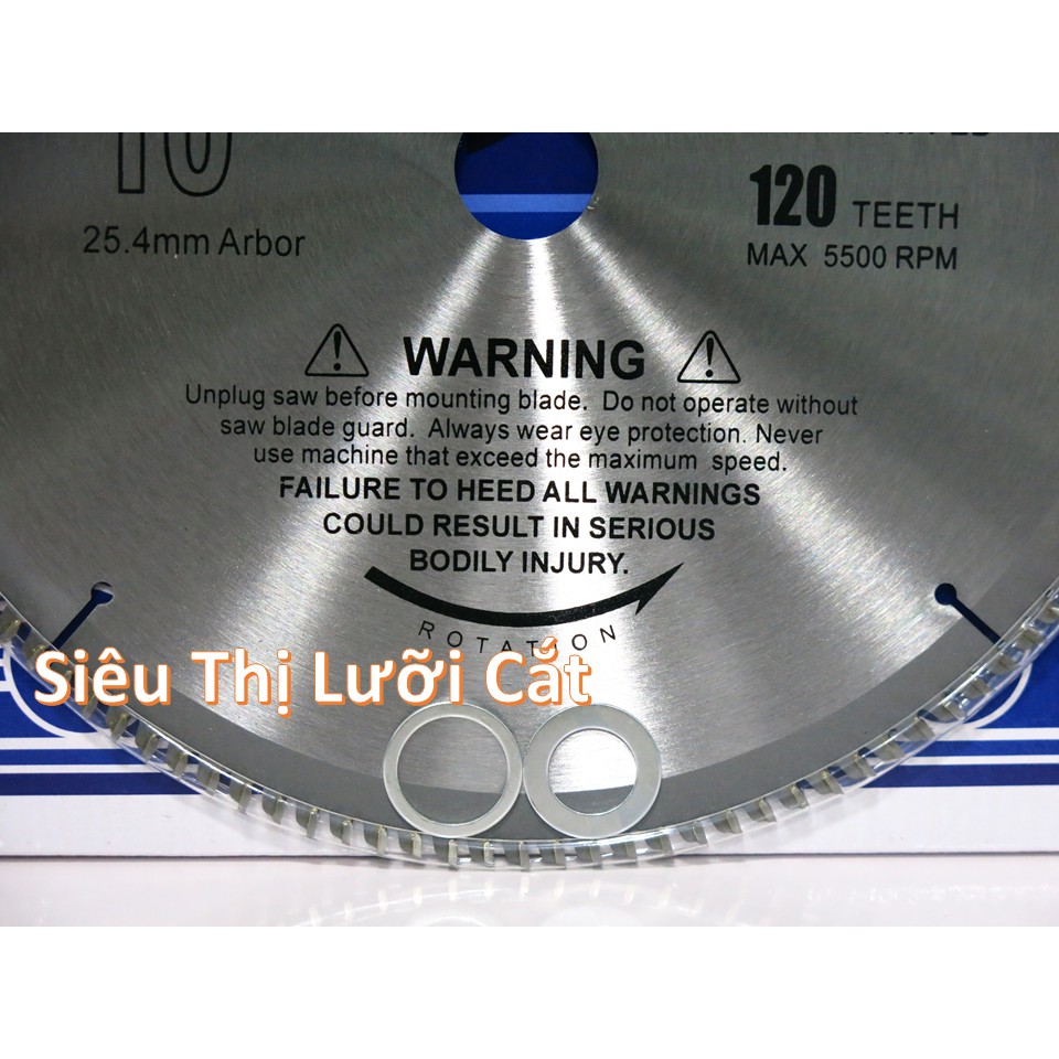 Lưỡi Cắt Nhôm Covina 255-120 Răng- Siêu Bén-Siêu Bền- Tuổi Thọ Gấp 10 Lần Những Lưỡi Khác- Giá Siêu Tốt