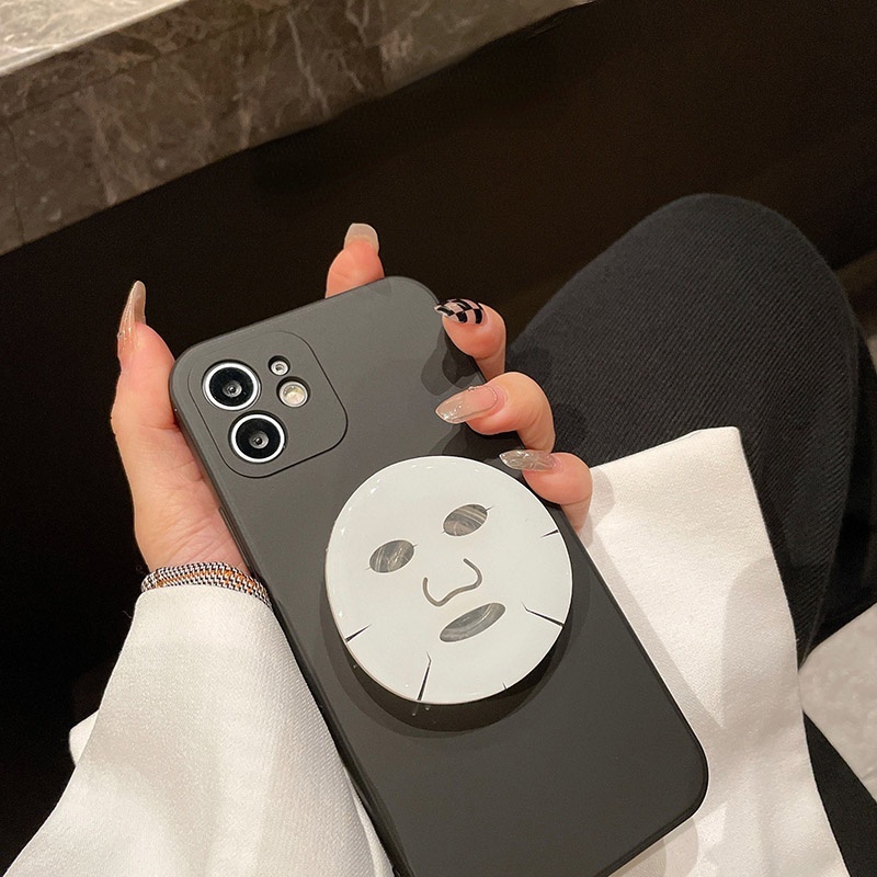 Ốp điện thoại mềm hình mặt nạ 3D có giá đỡ cho Samsung A21 A31 A41 S6 S7 EDGE S8 S9 PLUS S10 LITE S20 FE S21 ULTRA