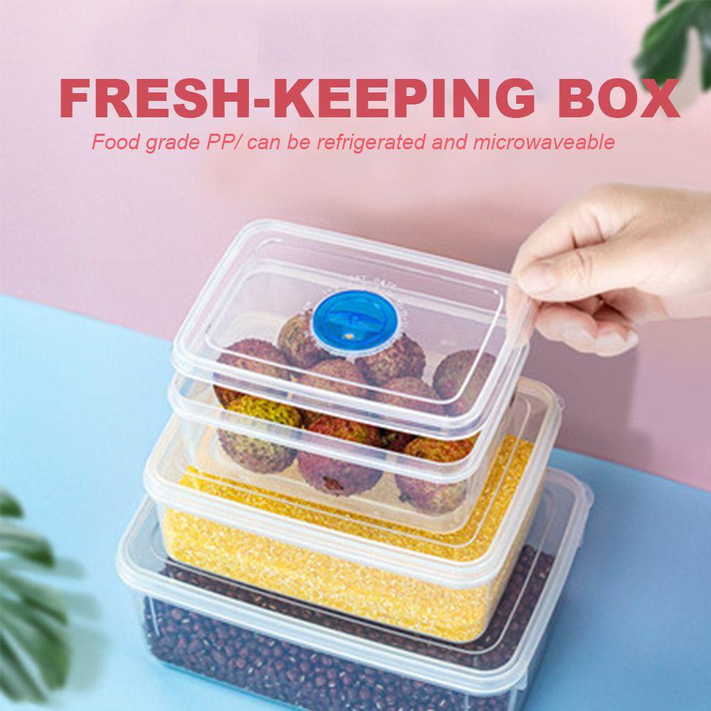 NIUYOU Set 5 Hộp Nhựa Đựng Cơm Trưa Có Nắp Đậy Tiện Dụng