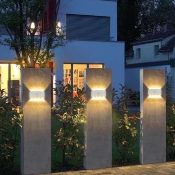 [Giá Rẻ - Uy Tín]  Đèn trang trí hắt tường 2 đầu 6w và 8w chống nước - Decor lighting