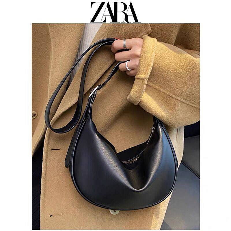 Zara Four Seasons Style Women's Bag 2022 New Shoulder Crossbody Underarm Bag French Niche High Sense Popular This Year bNKC