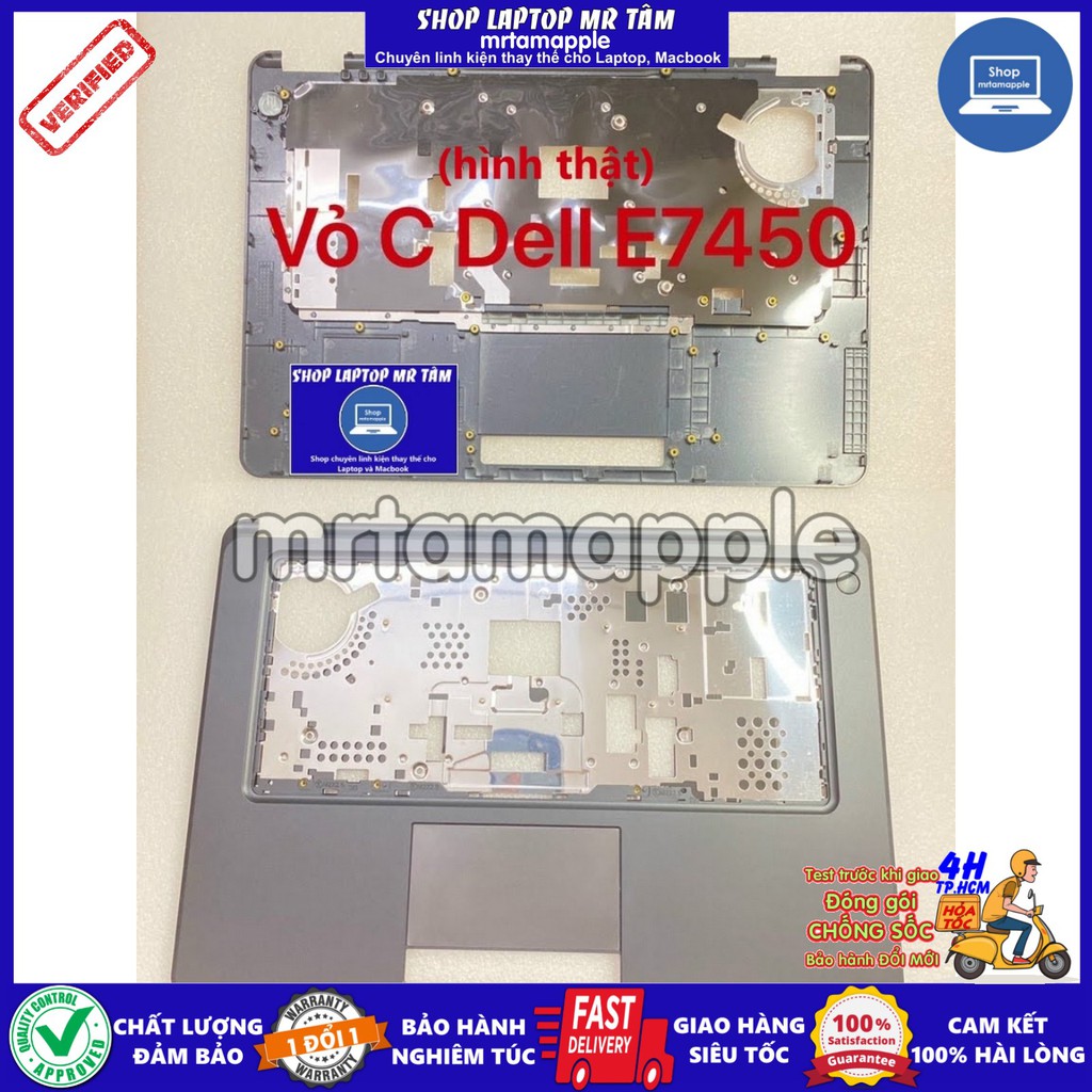 (COVER) VỎ C (MẶT ĐỰNG BÀN PHÍM) LAPTOP DELL E7450 (NO TOUCHPAD) dùng cho Latitude E7450