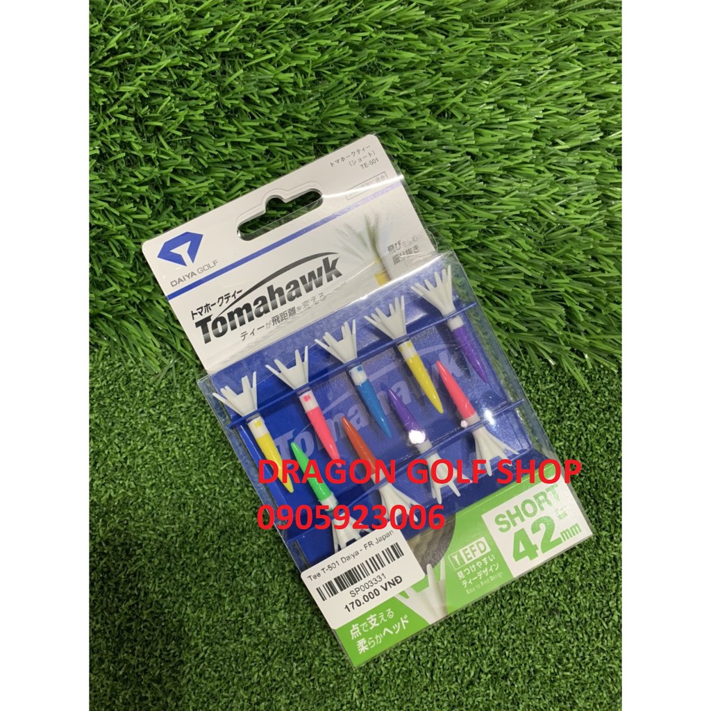 Tee golf ( Tee phát bóng gôn ) Tomahawk Daiya TE-500, TE-501, TE-502, TE-504