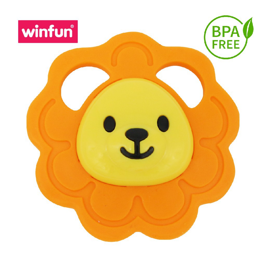 Gặm nướu mềm hình sư tử BPA Free an toàn cho bé - Winfun 0164