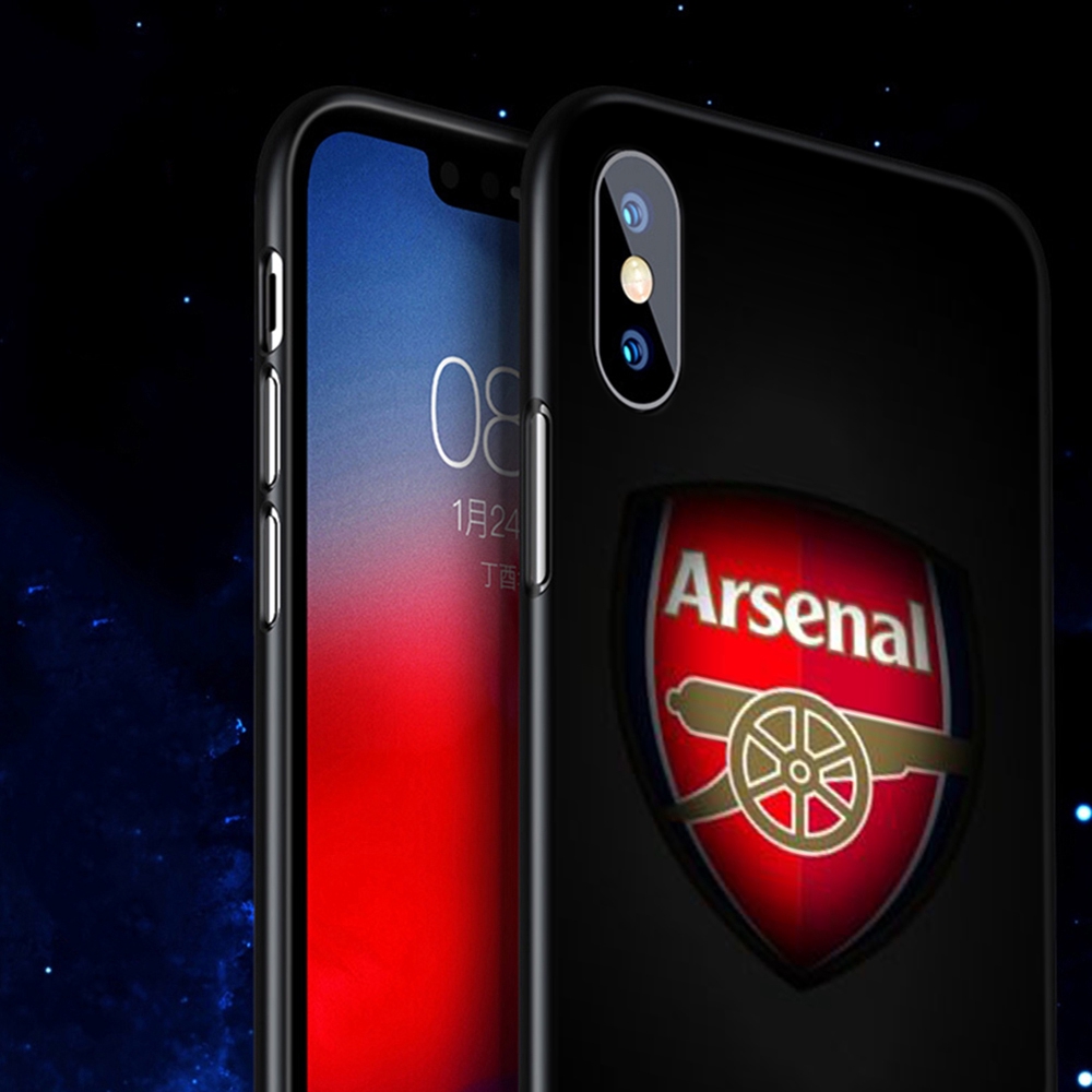 Ốp điện thoại mềm họa tiết câu lạc bộ bóng đá Arsenal Q5 cho iPhone 6 6s 7 8 Plus X XR Xs 11 Pro Max SE 2020