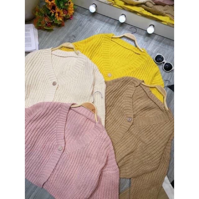 ÁO CADIGAN VẶN THỪNG DÁNG NGẮN ❌HOT NEW❌