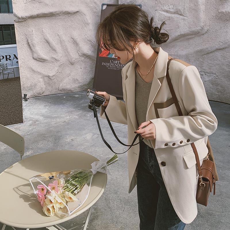 Áo Blazer nữ form rộng phong cách hàn quốc mẫu mới đẹp mã TT02 | BigBuy360 - bigbuy360.vn