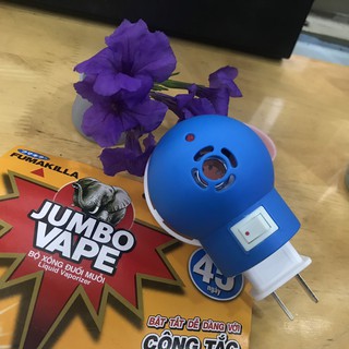Máy xông Tinh dầu đuổi muỗi  Jumbo Vape công nghệ Nhật Bản