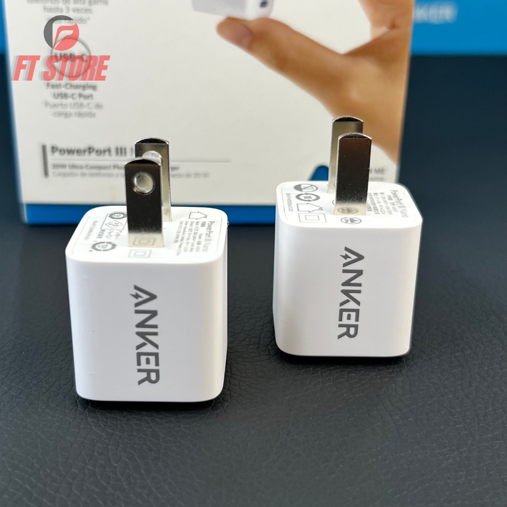 [GIAO HỎA TỐC] Củ Sạc Nhanh Anker PowerPort III Nano 20W-A2633 BH 18TH