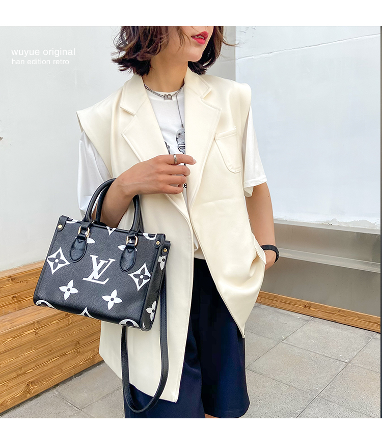 Louis Vuitton Thời trang mới 2021 LV Gloss Pu Leather Luxury Women Tote Bag Should Bag Túi xách
