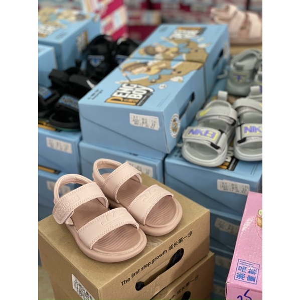 Dép quai chữ da xịn cho bé