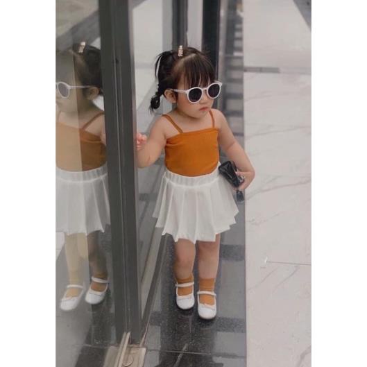 Chân váy xếp ly umi bé gái