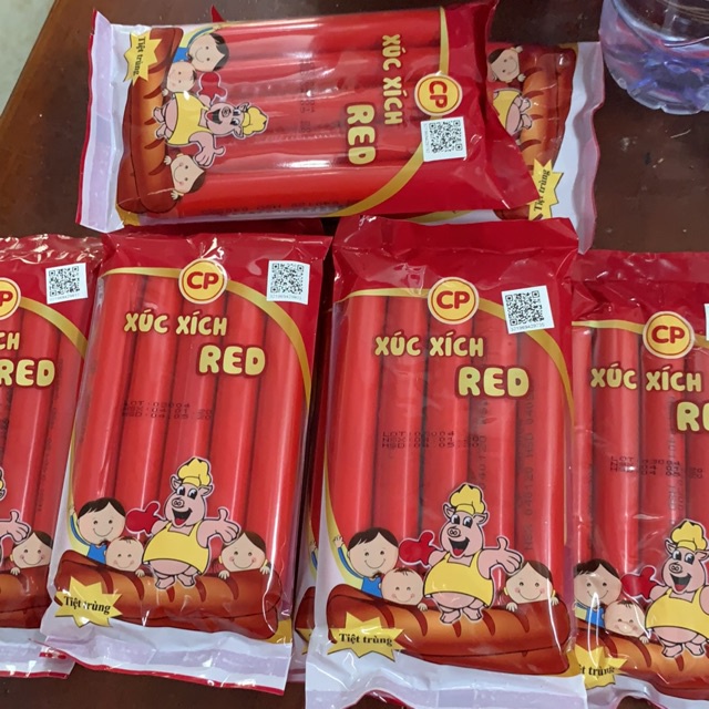 [SAUSAGE]XÚC XÍCH TIỆT TRÙNG CP RED GÓI 100G & 200G (fast food)