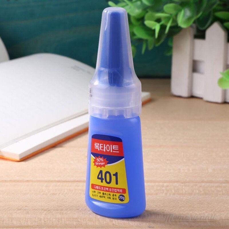 [Hàng mới về] Keo 401 dán đính kim cương nhân tạo đa năng khô nhanh 20g