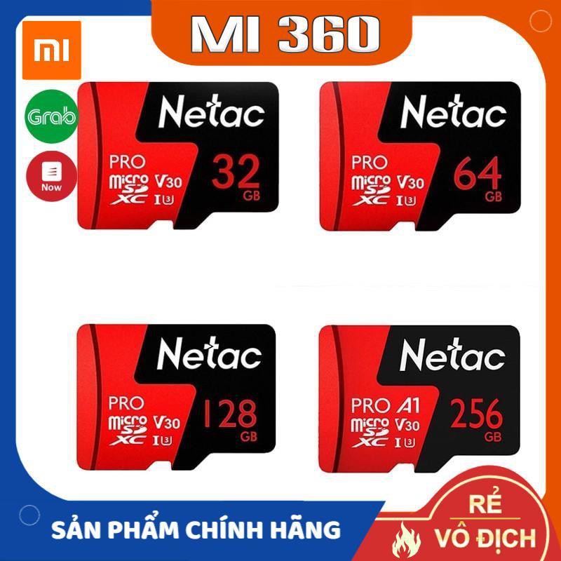 ✅ Chính Hãng✅ Thẻ nhớ microSDXC Netac Pro 32GB U3 4K V30 98MB/s✅  chuyên camera, máy quay và điện thoại