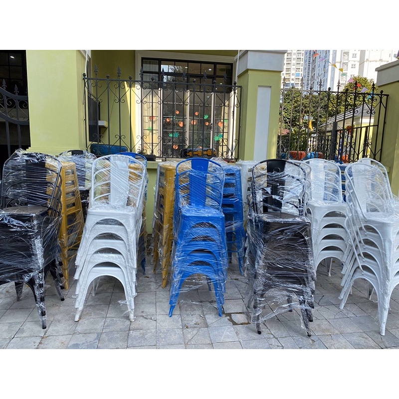 Ghế Cafe - Ghế Nhựa TOLIX Phù  Với Không Gian Quán Nước, Quán Caffe, Ngoài Trời, Làm Ghế Ăn, Nhà Hàng