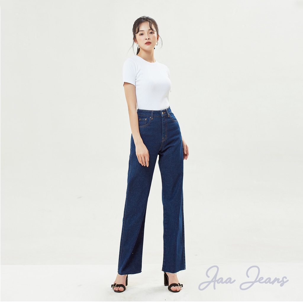 Quần Jean Ống Rộng Indigo Aaa Jeans