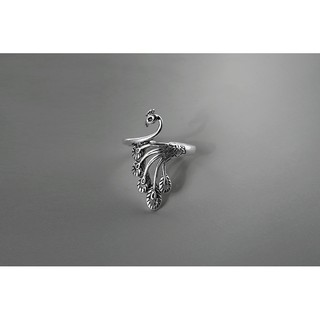Nhẫn bạc thái con công Peacock