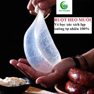 Combo 90m ruột heo muối và dụng cụ nhồi - Tast casings