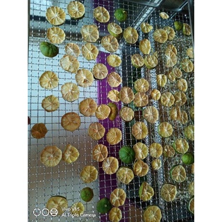 100g chanh thái lát sấy khô.