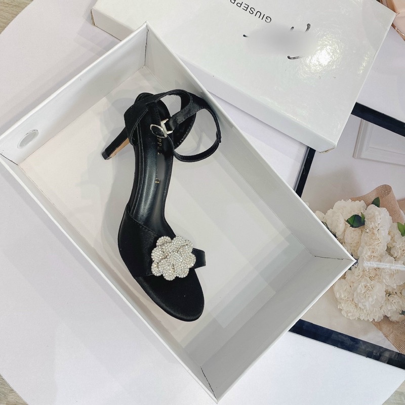 Sandal zanotti hoa trà đá gót nhọn fullbox