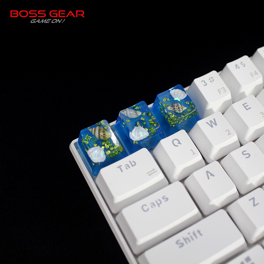 Keycap Lẻ hình ốc và sò biển ( keycap resin độc lạ )( Keycap Artisan )