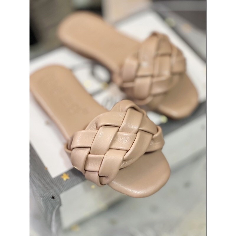 Dép lê trẻ em,dép tiểu thư xoắn quai êm chân chống trơn trượt cho bé gái kiểu dáng Hàn Quốc từ 2-10t