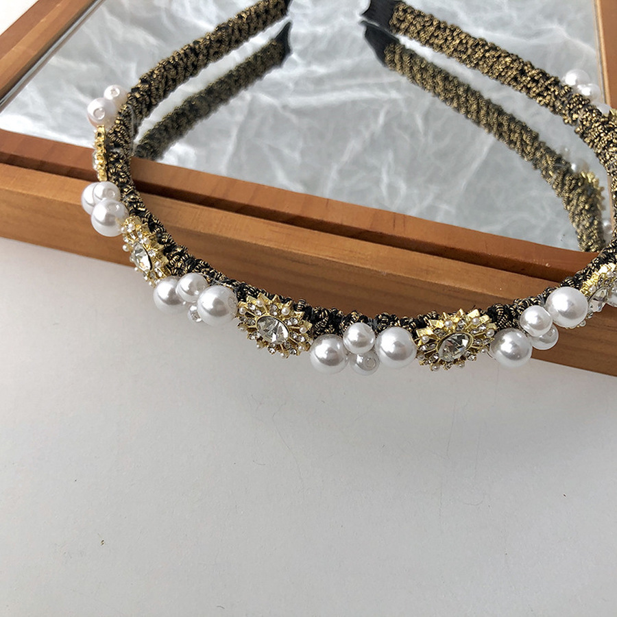 Cài tóc bằng hợp kim đính hoa và ngọc trai nhân tạo xinh xắn cho phái nữ