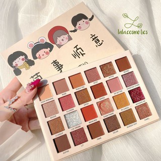 Bảng phấn mắt nhũ lì 24 ô ruhuatuo búp bê
