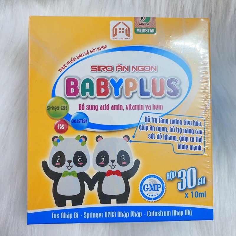 babyplus [HẾT BIẾNG ĂN ] Siro ăn ngon cho bé biếng ăn , táo bón ,chậm hấp thu [Baby plus ]