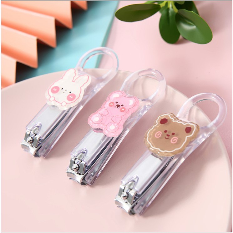 Cắt móng tay mini trong suốt họa tiết dễ thương SUNNYSTORE