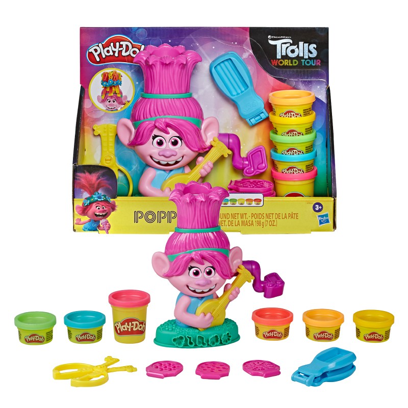 Bộ đồ chơi đất nặn công chúa Poppy Trolls Play Doh E7022