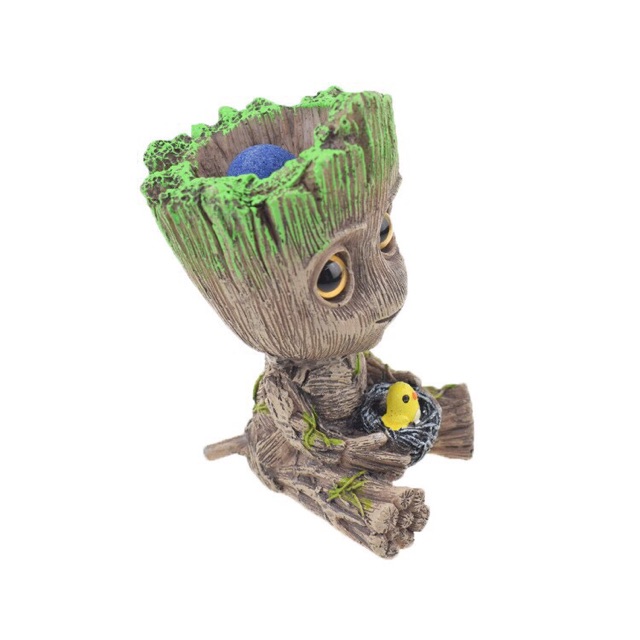 Tượng baby groot kim sũi oxy cho hồ cá cảnh