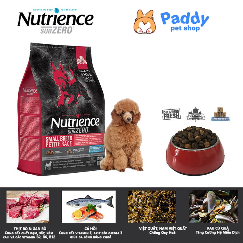 Hạt Nutrience SubZero Cho Chó Mọi Lứa Tuổi (Nhập Khẩu Canada)