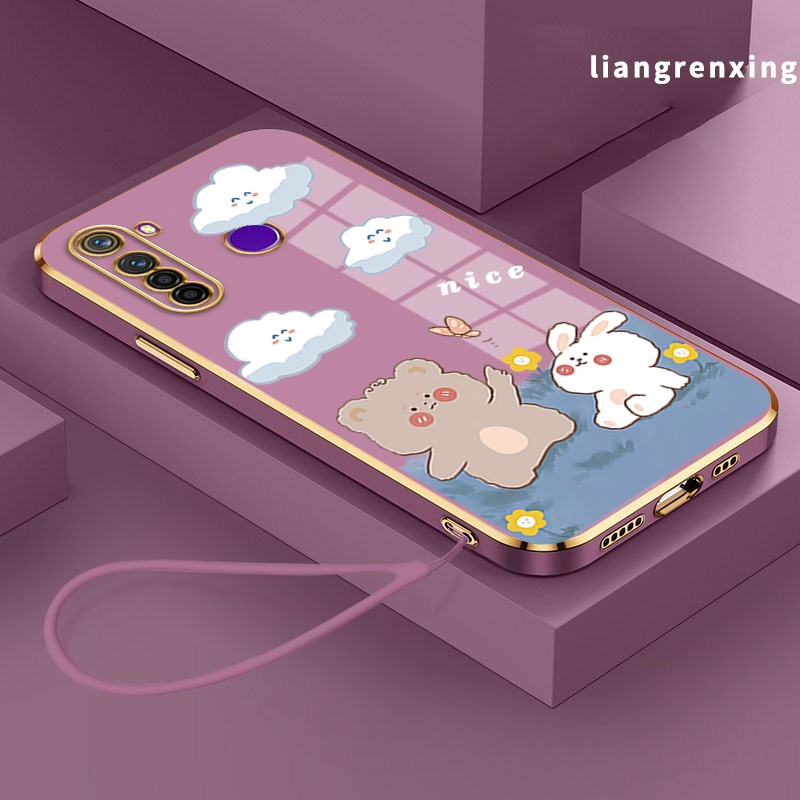 Ốp Điện Thoại silicone Mềm Mạ Điện Chống Sốc Cho realme 5 realme c3 realme 5i realme 6i realme 5 pro Ddx01