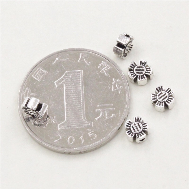 [S925] Charm bạc bông hoa 5 cánh mini - MH190