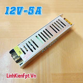 Nguồn tổ ong 12v 5a dài - nguồn led quảng cáo , camera