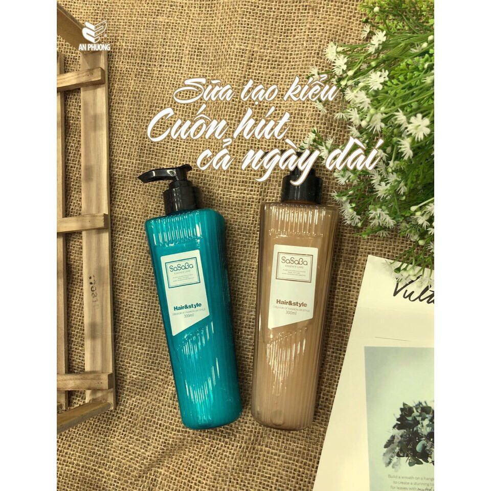 SỮA TẠO KIỂU SASABA DÀNH CHO TÓC UỐN 300ML Cao cấp