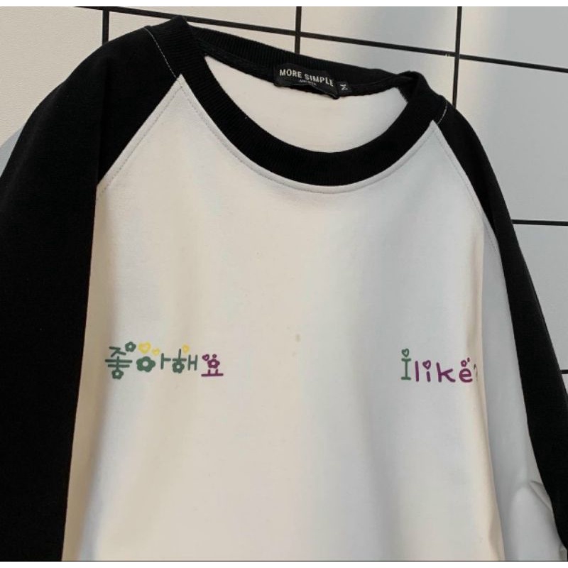 Bộ Đồ Thun Unisex Hàn Quốc I Like Cặp Nam Nữ💖HOT RẺ ĐẸP💖Set Đồ Bộ Mặc Nhà In Hình Cute Áo Thun Rộng -Quần Short Đùi Suit