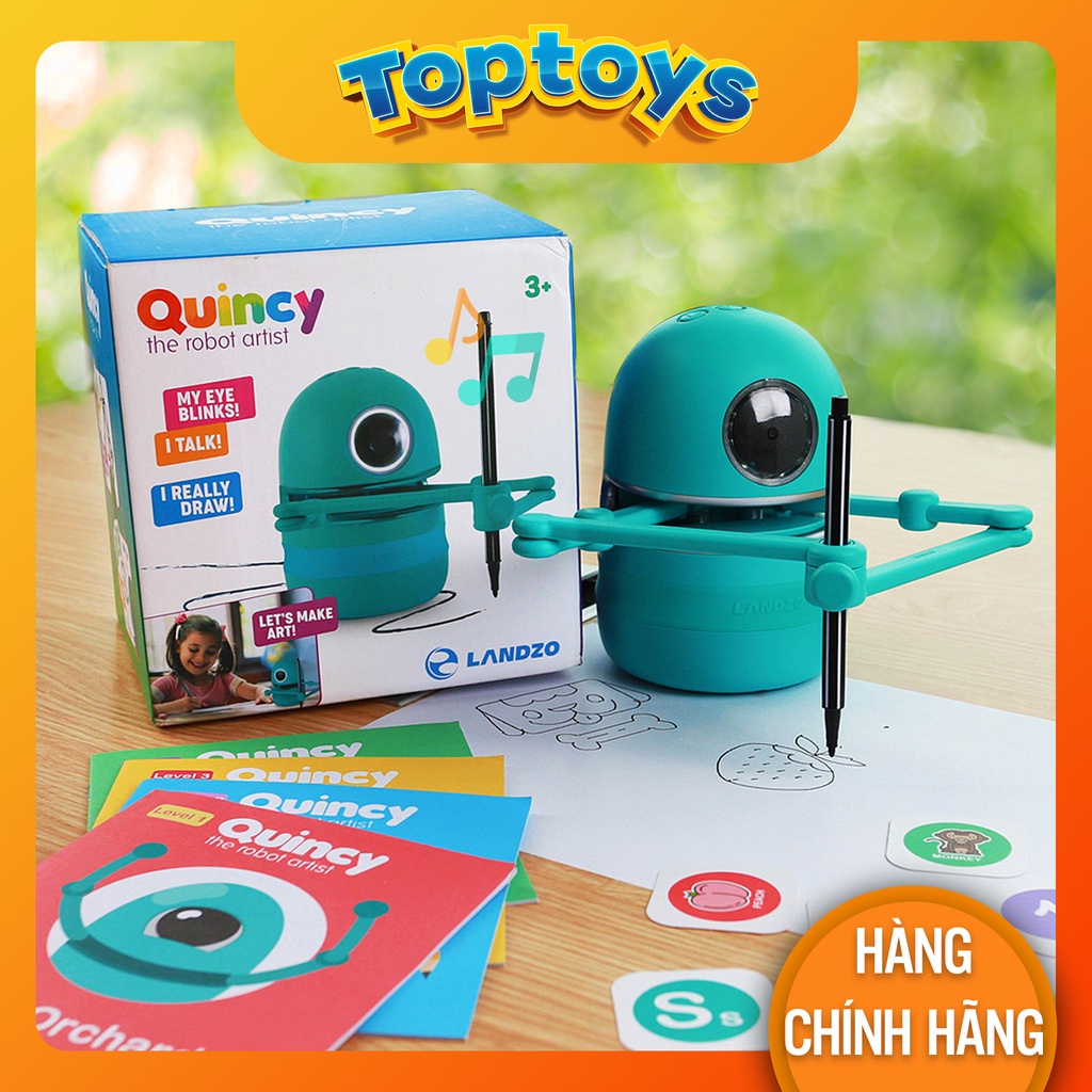 Robot STEAM dạy vẽ Quincy kích hoạt trí thông minh thị giác, logic, và ngôn ngữ