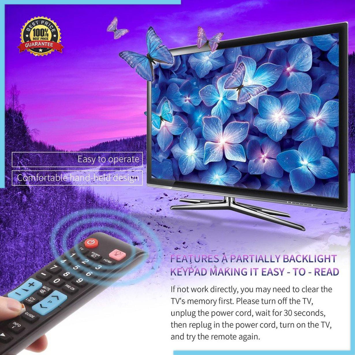 Điều Khiển Từ Xa 3d Có Đèn Nền Cho Tv Thông Minh Samsung Aa59-00638A