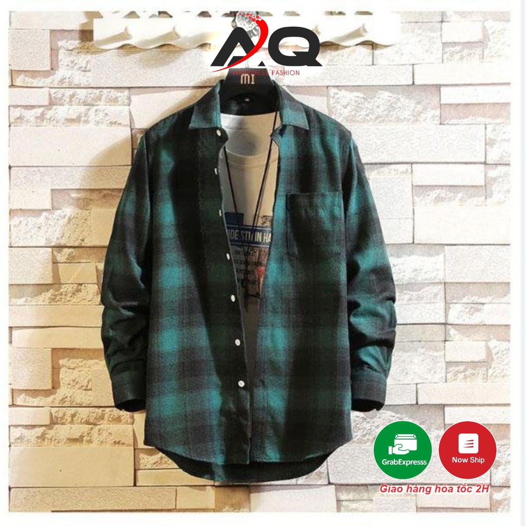 Áo Sơ Mi Caro Flannel 💖Nam Nữ chống nắng Đẹp Cực Chất Nhiều Mẫu Phong Cách Unisex