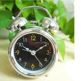 Đồng hồ để bàn báo thức inox